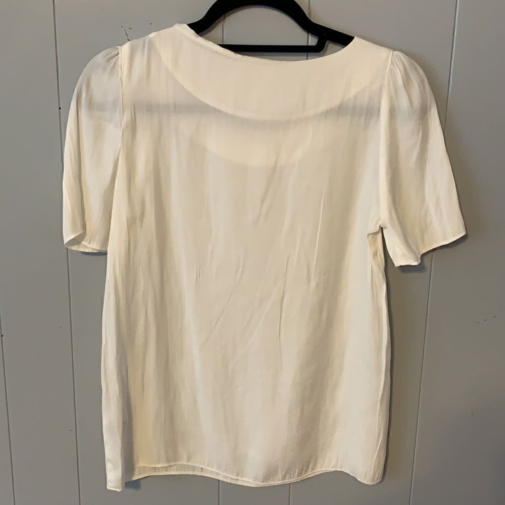 H&M Off White Blouse Size 2 - Picture 3 of 4